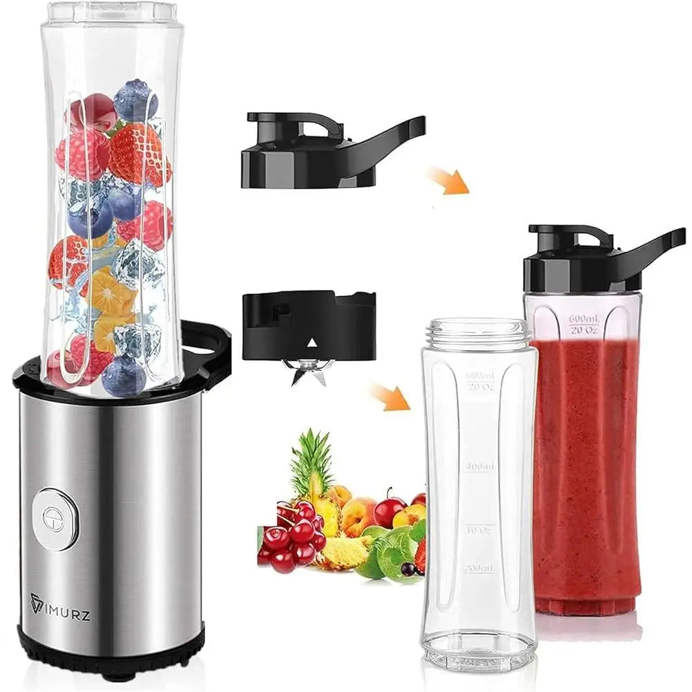 Personal Blender 350W 23000RPM Electric Countertop Blender Juice Shakes and Smoothies Milkshake Fruit Vegetables Drinks Ice