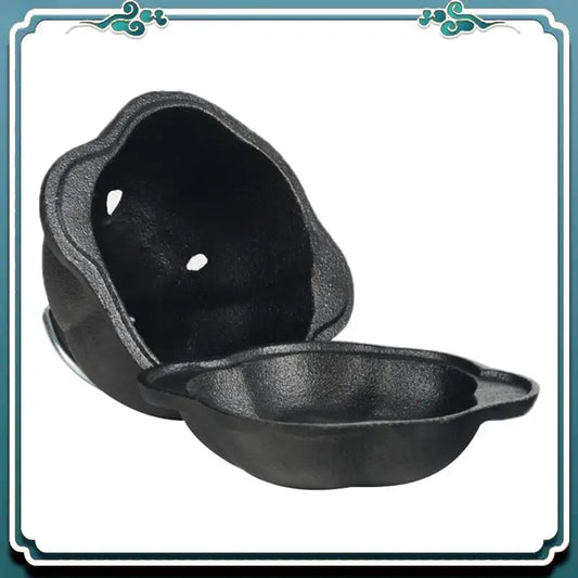 Premium Pre-Seasoned Cast Iron Dutch Oven Pot,Garlic Roaster Potato Breader For Your Kitchen Oven Or Outdoor Grill Ramen Pot