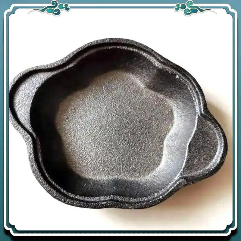 Premium Pre-Seasoned Cast Iron Dutch Oven Pot,Garlic Roaster Potato Breader For Your Kitchen Oven Or Outdoor Grill Ramen Pot