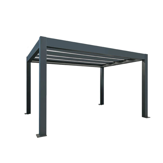Motorized Outdoor Garden Pergola Villa Pavilion Aluminium Louvered Roof Sunshade Waterproof Custom Size